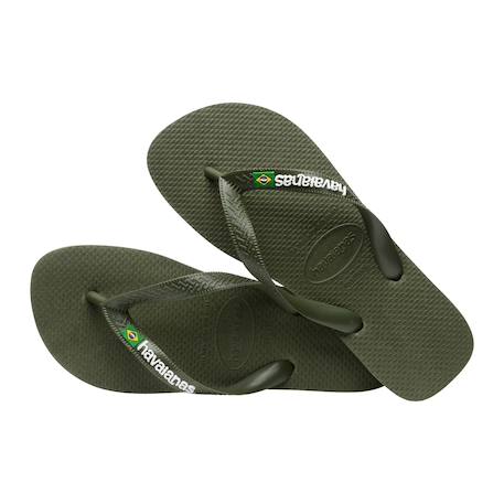 Tongs  à enfiler Vert gris 4 - vertbaudet enfant 