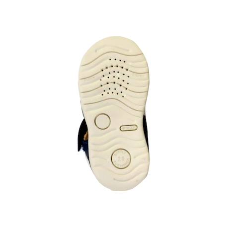 Sandales en cuir  à scratch Avio blanc+Caramel 6 - vertbaudet enfant 