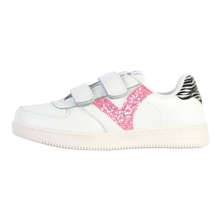 Baskets basses  à scratch Leopard+Petalo+Rose 14 - vertbaudet enfant 