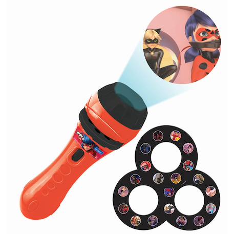 Projecteur à histoires et lampe torche miraculous Rouge 1 - vertbaudet enfant 