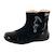 Bottes en cuir  velours  à fermeture éclair Noir 2 - vertbaudet enfant 
