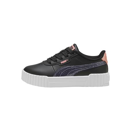 Baskets basses à lacets Blanc rose mauve+Noir lavender alert 8 - vertbaudet enfant 