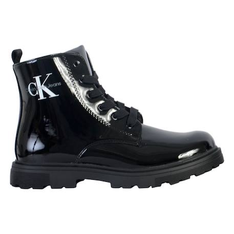 Bottines  à lacets Noir 1 - vertbaudet enfant 