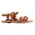 Sandales en cuir  à brides Nude+Tan multi 7 - vertbaudet enfant 