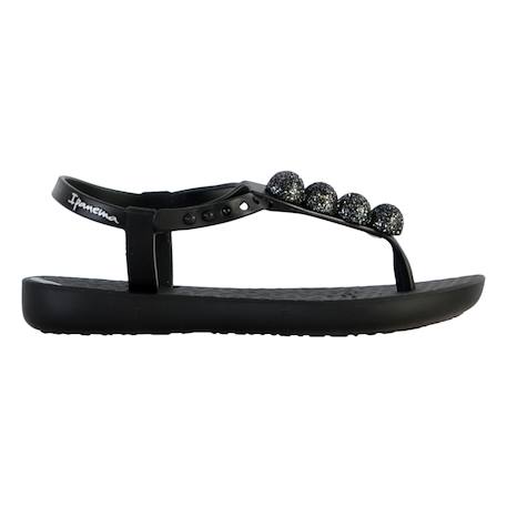 Sandales  à brides Noir noir+Rouge rouge 1 - vertbaudet enfant 