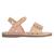 Sandales en cuir  à brides Rose multi 1 - vertbaudet enfant 