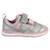 Baskets basses à scratch Argent metallique 1 - vertbaudet enfant 