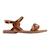 Sandales en cuir  à brides Nude+Tan multi 5 - vertbaudet enfant 