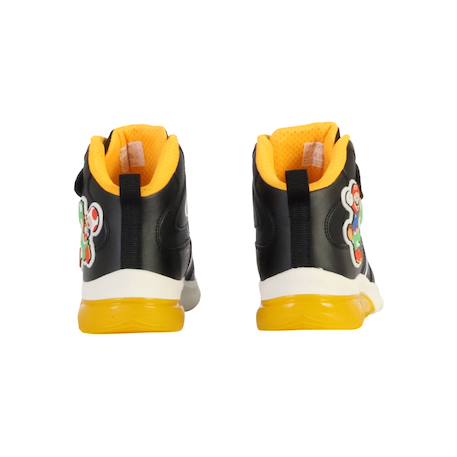 Baskets montantes  à scratch Navy royal+Noir jaune 10 - vertbaudet enfant 