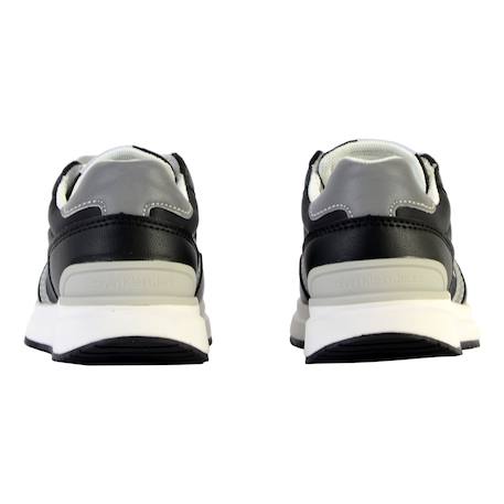 Baskets basses à lacets Noir gris 4 - vertbaudet enfant 