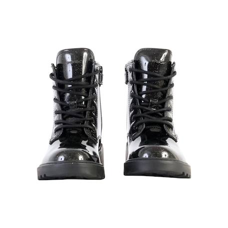 Bottes  à lacets Noir 4 - vertbaudet enfant 