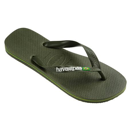 Tongs  à enfiler Vert gris 3 - vertbaudet enfant 
