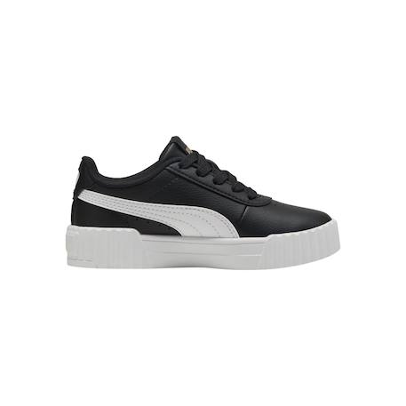 Baskets basses  à lacets Blanc or+Noir blanc 6 - vertbaudet enfant 