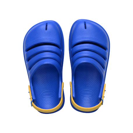 Sabots  à brides Bleu+Bleu star or jaune 8 - vertbaudet enfant 