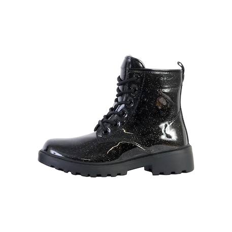 Bottes  à lacets Noir 2 - vertbaudet enfant 