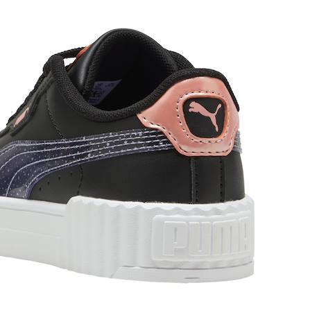 Baskets basses à lacets Blanc rose mauve+Noir lavender alert 10 - vertbaudet enfant 