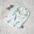 Bavoir en coton eucalyptus Eucalyptus, vert, gris 2 - vertbaudet enfant 