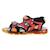 Sandales en cuir à scratch Marine royal+Noir rouge 8 - vertbaudet enfant 