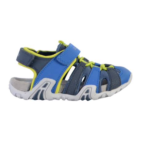 Sandales en cuir à scratch Marine royal 1 - vertbaudet enfant 