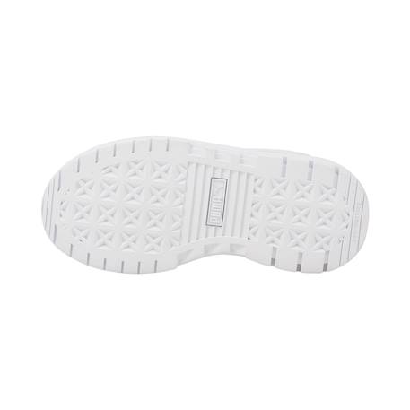 Baskets basses  à lacets Blanc+Blanc or 12 - vertbaudet enfant 