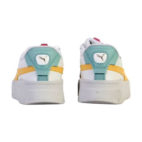 Baskets basses à lacets Blanc vert multi 4 - vertbaudet enfant 