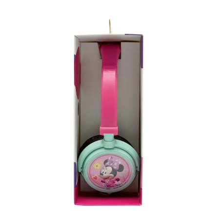 Casque stéréo filaire pliable minnie mouse avec limitation de volume d'écoute MULTICOLORE 6 - vertbaudet enfant 
