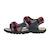 Sandales  velours  à scratch Marine rouge 2 - vertbaudet enfant 