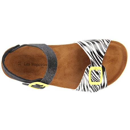 Sandales  vernis  à brides Noir jaune 4 - vertbaudet enfant 