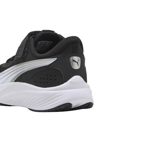 Baskets mixte pounce lite ac+ ps Noir+Noir blanc argent 10 - vertbaudet enfant 