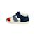 Sandales en cuir  à scratch Avio blanc+Caramel 2 - vertbaudet enfant 