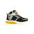 Baskets montantes  à scratch Navy royal+Noir jaune 9 - vertbaudet enfant 