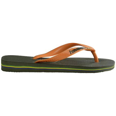 Tongs  à brides Black black+Blanc+Green olive vibrant+Vert 13 - vertbaudet enfant 