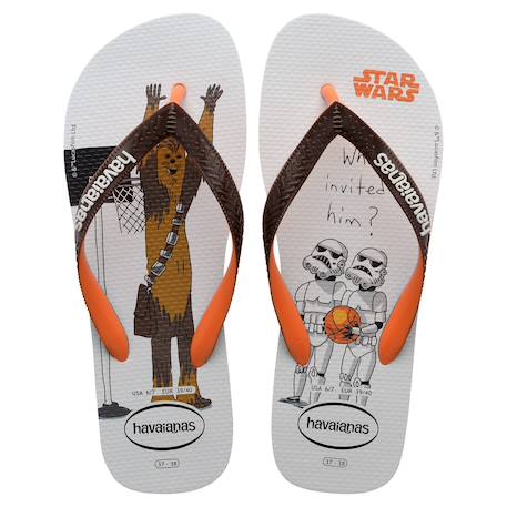 Tongs Star wars Clay bleu marine+Noir blanc+Noir jaune+Orange 14 - vertbaudet enfant 