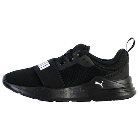 Baskets basses  à lacets Noir+Noir blanc+Rouge 8 - vertbaudet enfant 
