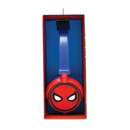 Casque stéréo filaire pliable avec limitation de volume d'écoute spiderman MULTICOLORE 4 - vertbaudet enfant 