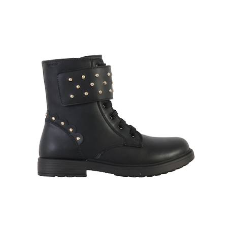 Bottines  à scratch Noir 1 - vertbaudet enfant 