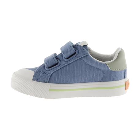 Baskets basses  à scratch Jeans+Melon 5 - vertbaudet enfant 