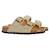 Mules en cuir  à brides Beige+Marron 3 - vertbaudet enfant 