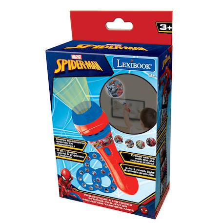 Projecteur à histoires et lampe torche spiderman Rouge 4 - vertbaudet enfant 