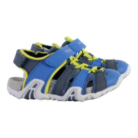 Sandales en cuir à scratch Marine royal 3 - vertbaudet enfant 