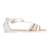 Sandales à brides Blanc argent 1 - vertbaudet enfant 