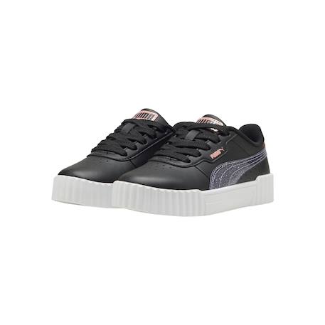 Baskets basses à lacets Blanc rose mauve+Noir lavender alert 9 - vertbaudet enfant 