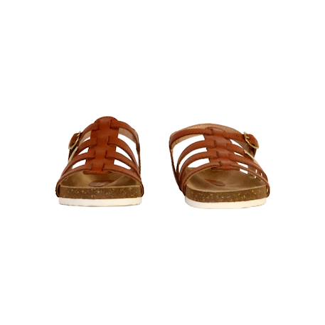 Sandales en cuir  à brides Tan 5 - vertbaudet enfant 