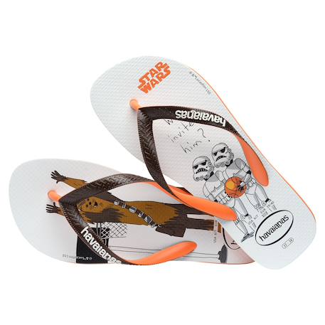 Tongs Star wars Clay bleu marine+Noir blanc+Noir jaune+Orange 16 - vertbaudet enfant 