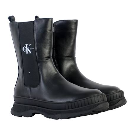 Bottines  à scratch Noir 3 - vertbaudet enfant 