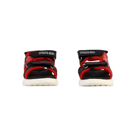 Sandales  à scratch Marine rouge bleu+Noir rouge 11 - vertbaudet enfant 