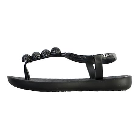 Sandales  à brides Noir noir+Rouge rouge 2 - vertbaudet enfant 