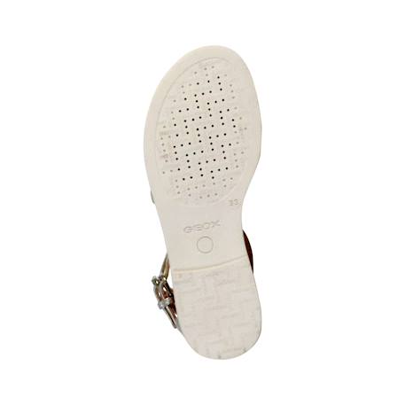 Sandales en cuir à brides Argent+Noir+Rose 6 - vertbaudet enfant 