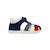 Sandales en cuir  à scratch Avio blanc+Caramel 1 - vertbaudet enfant 