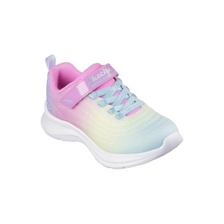Baskets basses  à scratch Rose multi+Turquoise multi 4 - vertbaudet enfant 